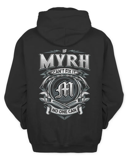 MYRH AP81-K4-626 - Personalized Ahmed Quote Apparel “If Ahmed Can't Fix It, No One Can” - Unisex Hoodie - Black