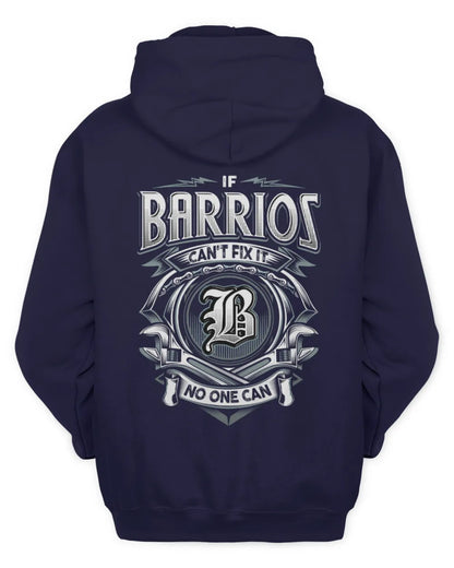 BARRIOS AP81-K4-626 - Personalized Ahmed Quote Apparel “If Ahmed Can't Fix It, No One Can” - Unisex Hoodie - Navy