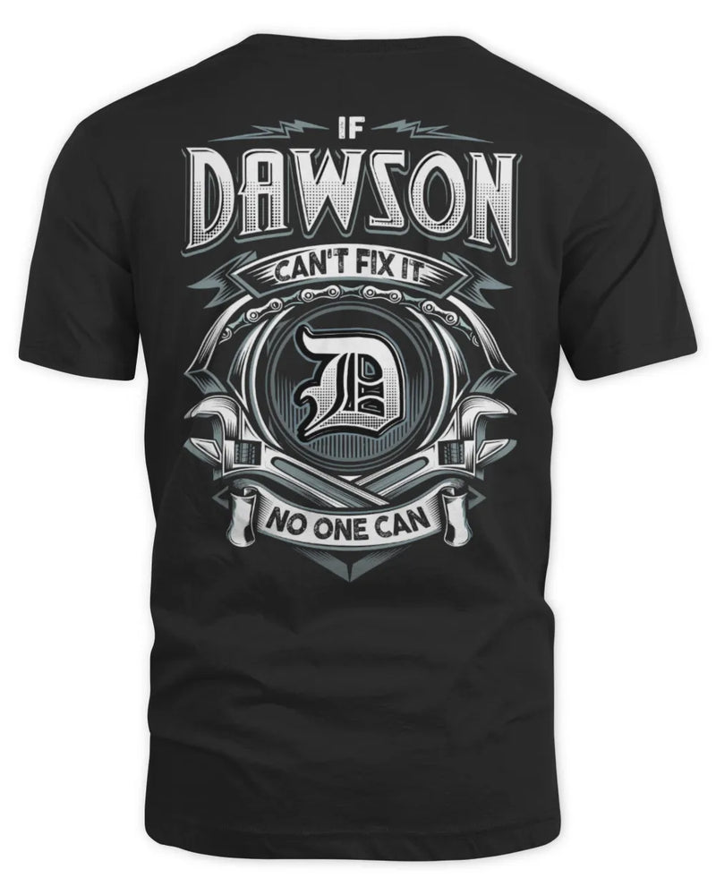 DAWSON AP81-K4-626 - Personalized Ahmed Quote Apparel “If Ahmed Can't Fix It, No One Can” - Unisex Standard T-Shirt - Black