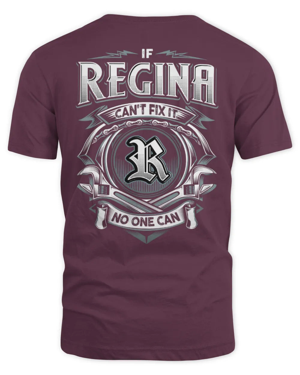 REGINA AP81-K4-626 - Personalized Ahmed Quote Apparel “If Ahmed Can't Fix It, No One Can” - Unisex Standard T-Shirt - Maroon