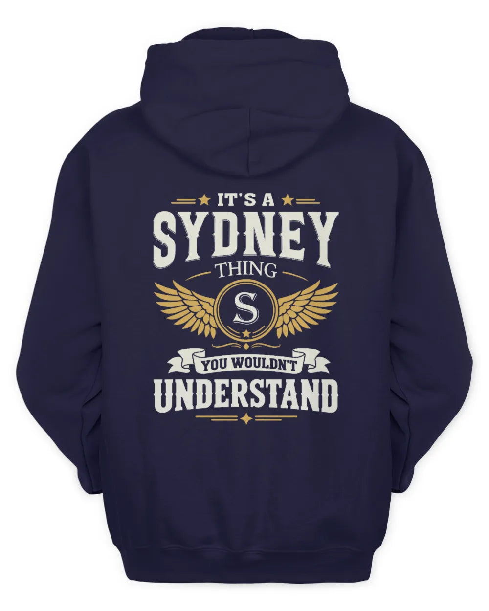 SYDNEY KT06-M008 It’s a [NAME] Thing – You Wouldn’t Understand | Personalized Vintage T-Shirt - Unisex Hoodie - Navy
