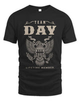 DAY TP06-K82 – Personalized Classic Style Apparel “Team NAME Lifetime Member” - Unisex Standard T-Shirt - Black