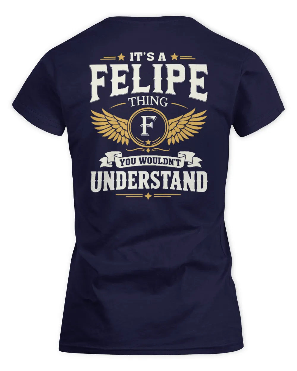 FELIPE KT06-M008 It’s a [NAME] Thing – You Wouldn’t Understand | Personalized Vintage T-Shirt - Women's Standard T-Shirt - Navy