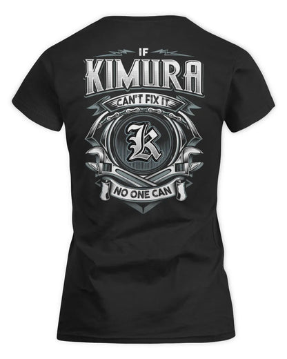 KIMURA AP81-K4-626 - Personalized Ahmed Quote Apparel “If Ahmed Can't Fix It, No One Can” - Women's Standard T-Shirt - Black