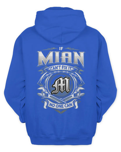 MIAN AP81-K4-626 - Personalized Ahmed Quote Apparel “If Ahmed Can't Fix It, No One Can” - Unisex Hoodie - Royal