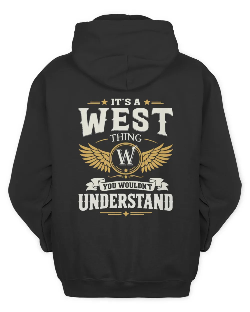 WEST KT06-M008 It’s a [NAME] Thing – You Wouldn’t Understand | Personalized Vintage T-Shirt - Unisex Hoodie - Black