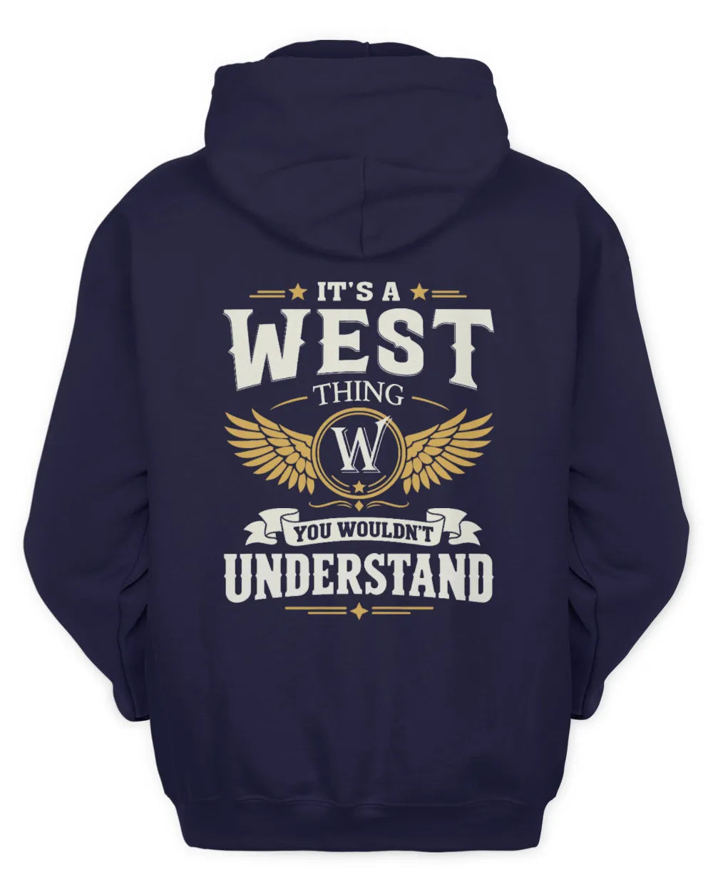 WEST KT06-M008 It’s a [NAME] Thing – You Wouldn’t Understand | Personalized Vintage T-Shirt - Unisex Hoodie - Navy