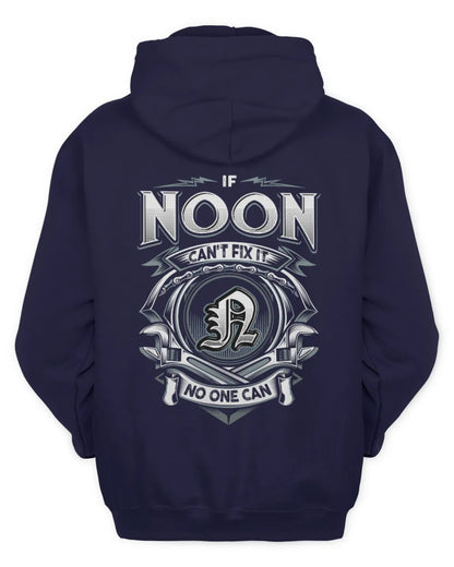 NOON AP81-K4-626 - Personalized Ahmed Quote Apparel “If Ahmed Can't Fix It, No One Can” - Unisex Hoodie - Navy