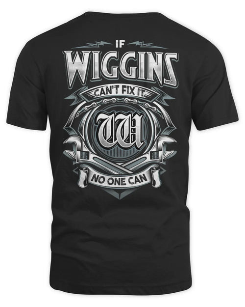 WIGGINS AP81-K4-626 - Personalized Ahmed Quote Apparel “If Ahmed Can't Fix It, No One Can” - Unisex Standard T-Shirt - Black