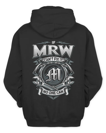 MRW AP81-K4-626 - Personalized Ahmed Quote Apparel “If Ahmed Can't Fix It, No One Can” - Unisex Hoodie - Black