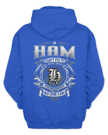 HAM AP81-K4-626 - Personalized Ahmed Quote Apparel “If Ahmed Can't Fix It, No One Can” - Unisex Hoodie - Royal