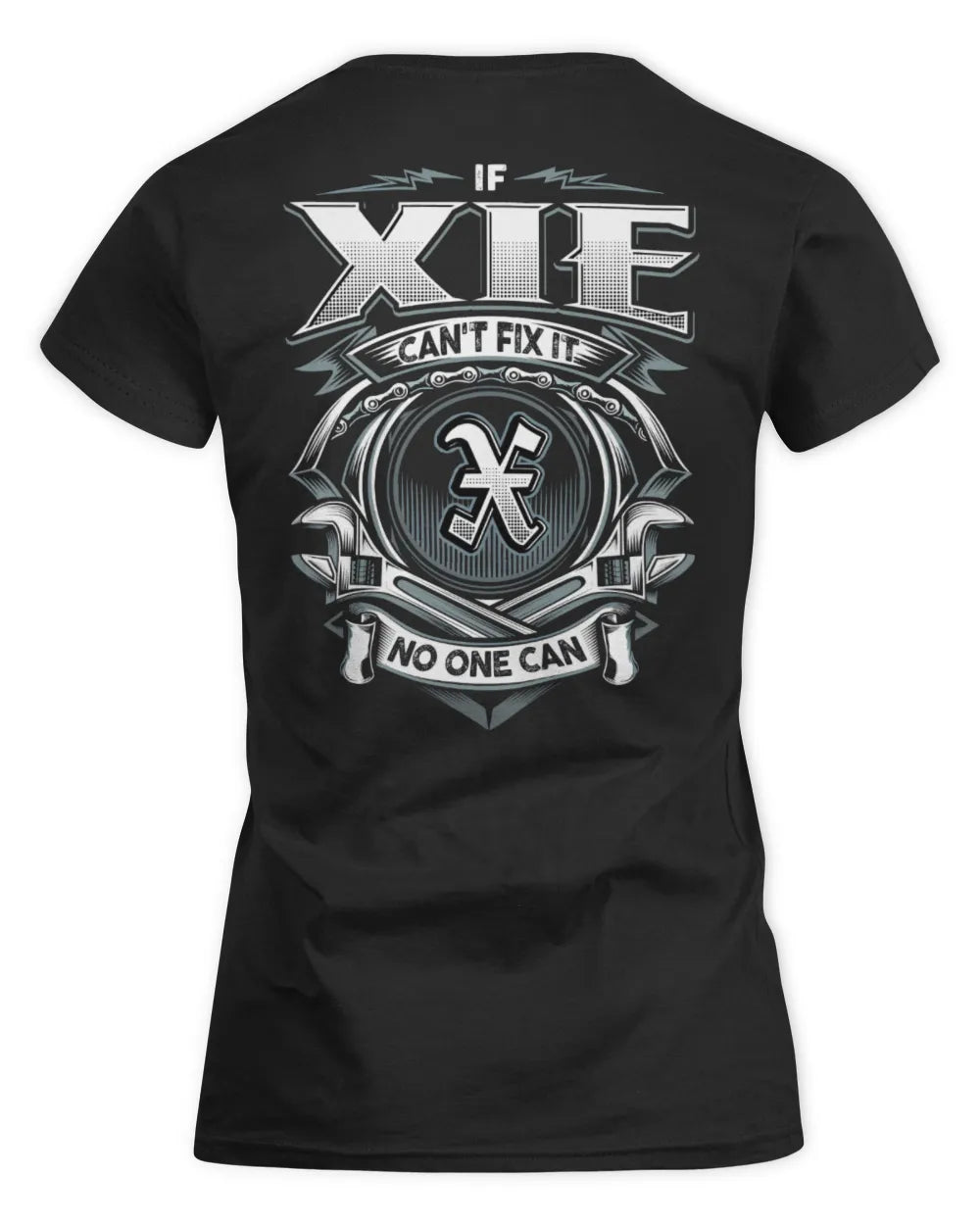 XIE AP81-K4-626 - Personalized Ahmed Quote Apparel “If Ahmed Can't Fix It, No One Can” - Women's Standard T-Shirt - Black