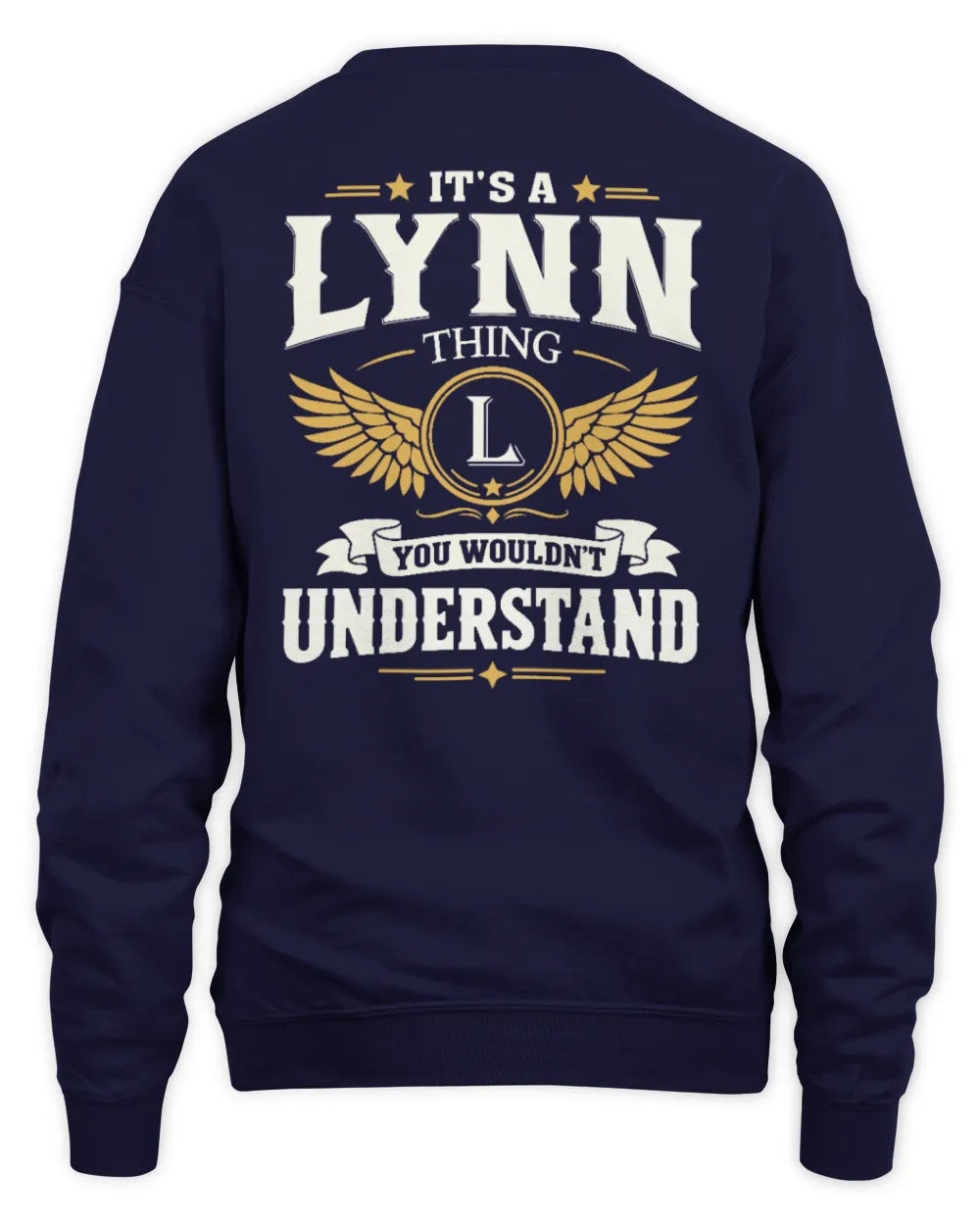 LYNN KT06-M008 It’s a [NAME] Thing – You Wouldn’t Understand | Personalized Vintage T-Shirt - Unisex Sweatshirt - Navy