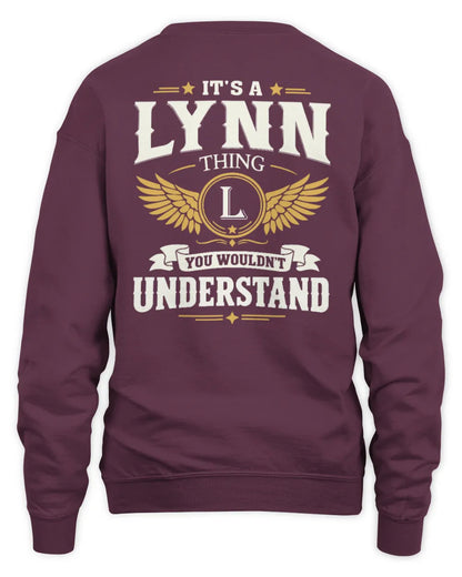 LYNN KT06-M008 It’s a [NAME] Thing – You Wouldn’t Understand | Personalized Vintage T-Shirt - Unisex Sweatshirt - Maroon
