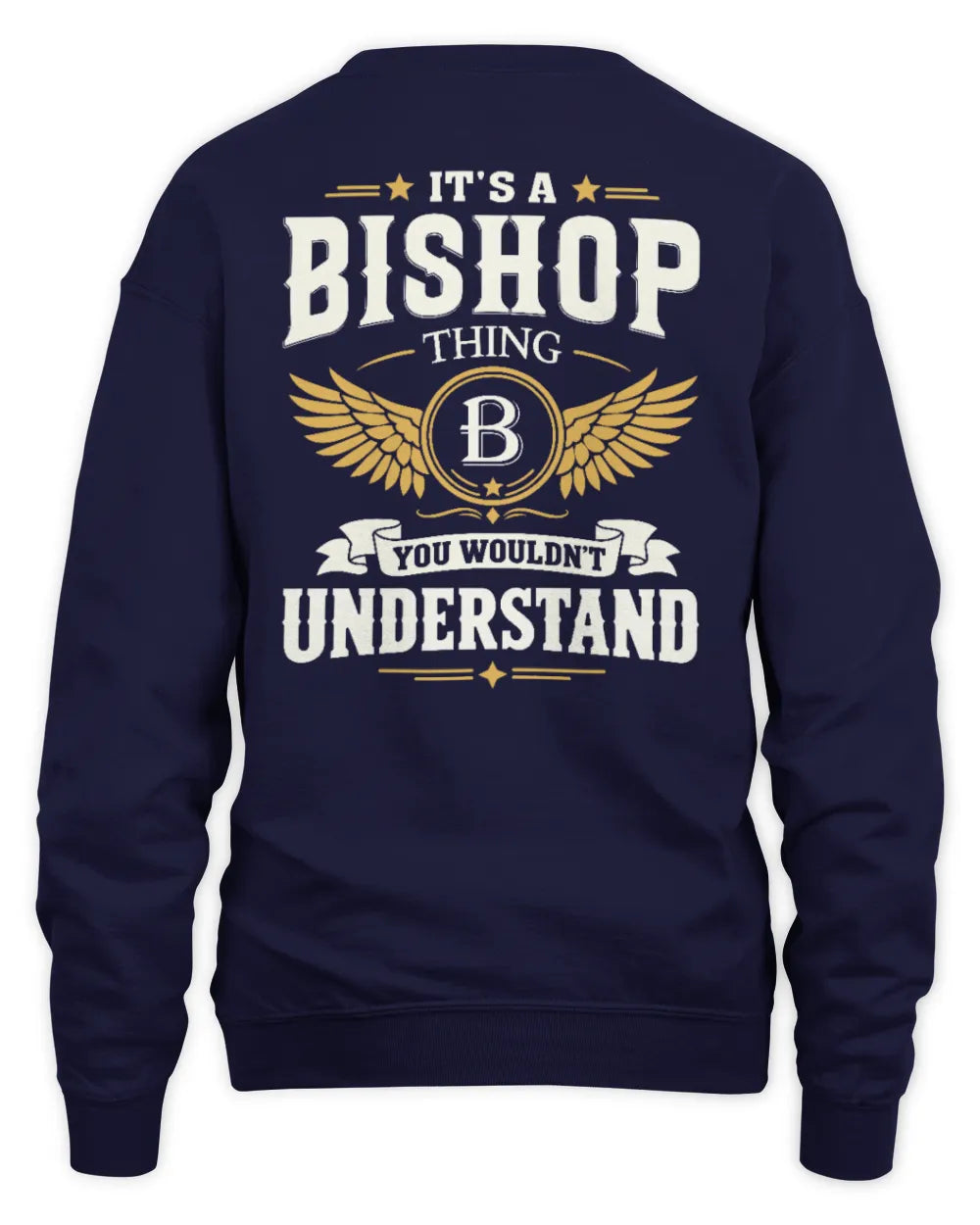 BISHOP KT06-M008 It’s a [NAME] Thing – You Wouldn’t Understand | Personalized Vintage T-Shirt - Unisex Sweatshirt - Navy