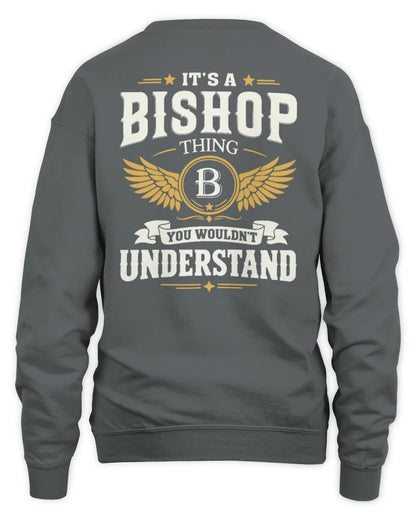 BISHOP KT06-M008 It’s a [NAME] Thing – You Wouldn’t Understand | Personalized Vintage T-Shirt - Unisex Sweatshirt - Charcoal