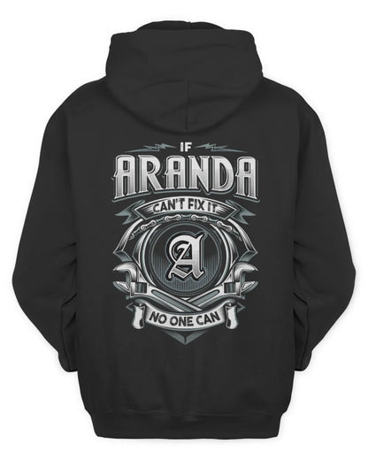ARANDA AP81-K4-626 - Personalized Ahmed Quote Apparel “If Ahmed Can't Fix It, No One Can” - Unisex Hoodie - Black