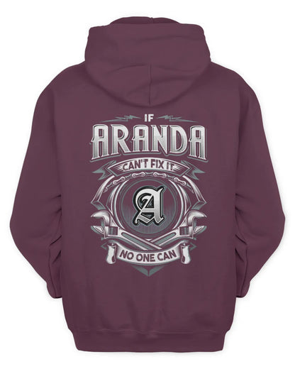 ARANDA AP81-K4-626 - Personalized Ahmed Quote Apparel “If Ahmed Can't Fix It, No One Can” - Unisex Hoodie - Maroon