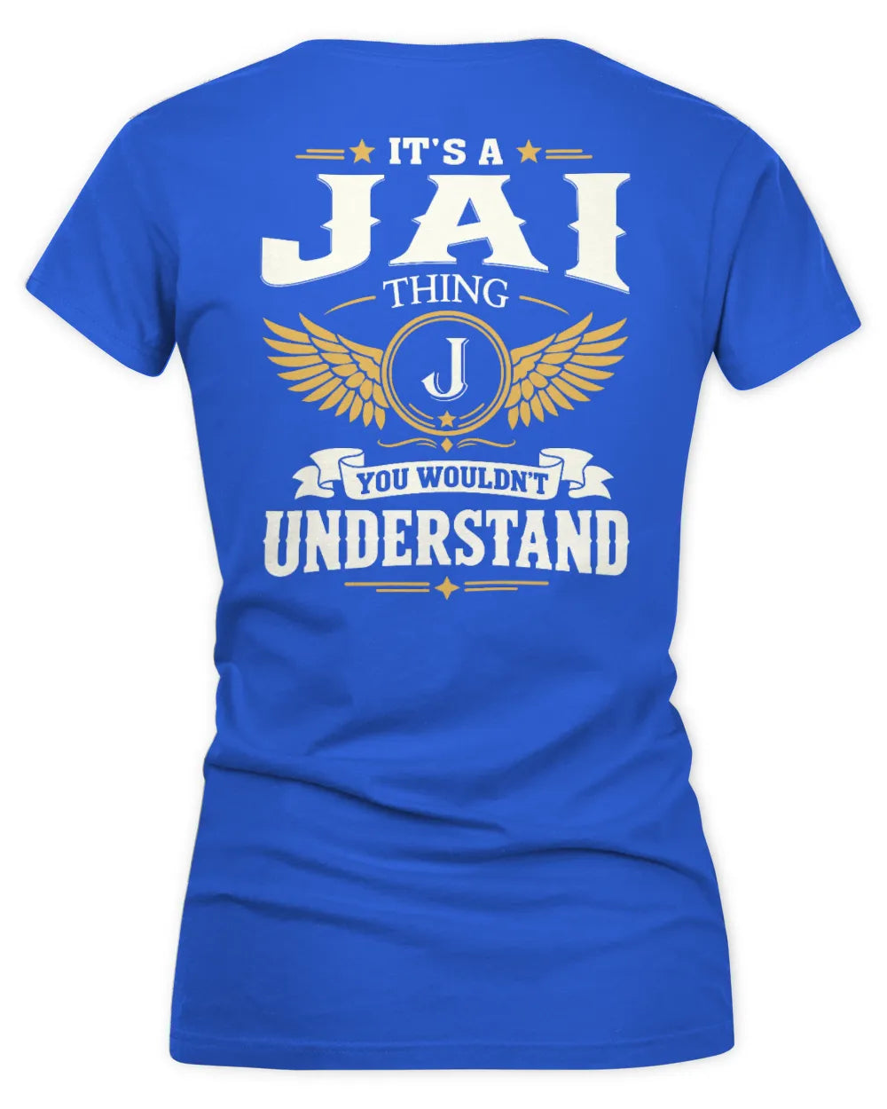 JAI KT06-M008 It’s a [NAME] Thing – You Wouldn’t Understand | Personalized Vintage T-Shirt - Women's V-Neck T-Shirt - Royal