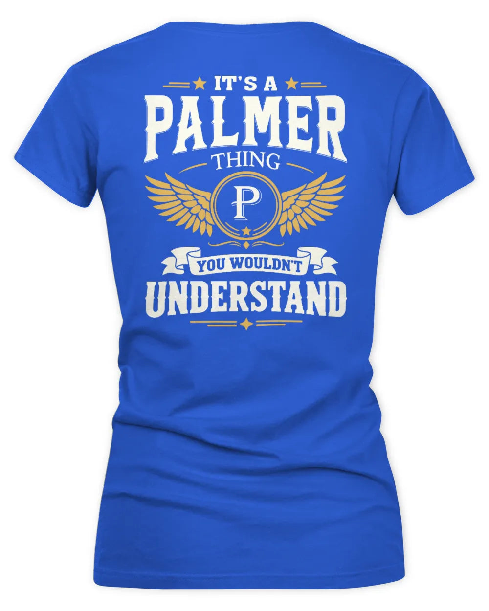 PALMER KT06-M008 It’s a [NAME] Thing – You Wouldn’t Understand | Personalized Vintage T-Shirt - Women's V-Neck T-Shirt - Royal