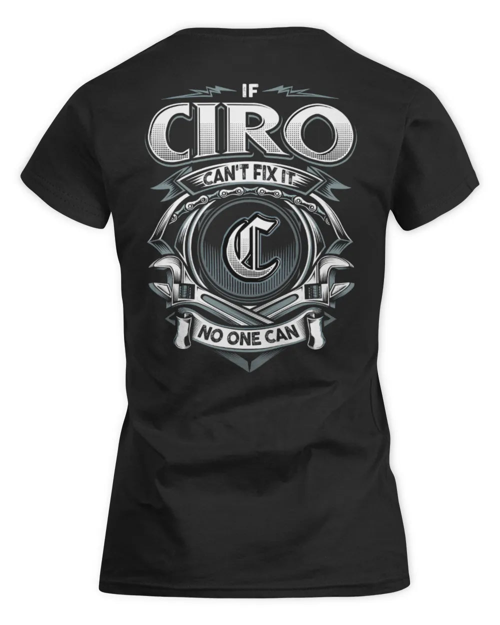 CIRO AP81-K4-626 - Personalized Ahmed Quote Apparel “If Ahmed Can't Fix It, No One Can” - Women's Standard T-Shirt - Black