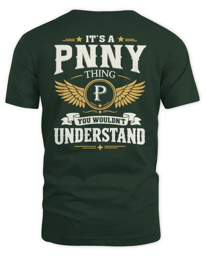 PNNY KT06-M008 It’s a [NAME] Thing – You Wouldn’t Understand | Personalized Vintage T-Shirt - Unisex Standard T-Shirt - Forest Green