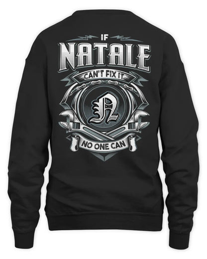 NATALE AP81-K4-626 - Personalized Ahmed Quote Apparel “If Ahmed Can't Fix It, No One Can” - Unisex Sweatshirt - Black