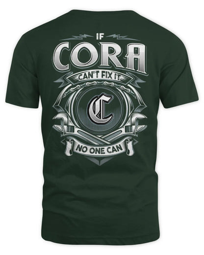 CORA AP81-K4-626 - Personalized Ahmed Quote Apparel “If Ahmed Can't Fix It, No One Can” - Unisex Standard T-Shirt - Forest Green