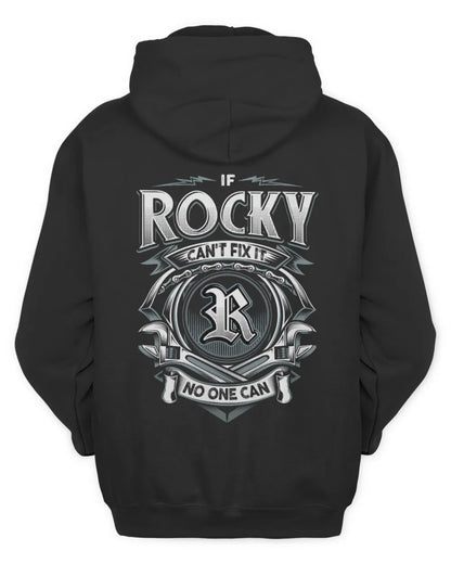 ROCKY AP81-K4-626 - Personalized Ahmed Quote Apparel “If Ahmed Can't Fix It, No One Can” - Unisex Hoodie - Black