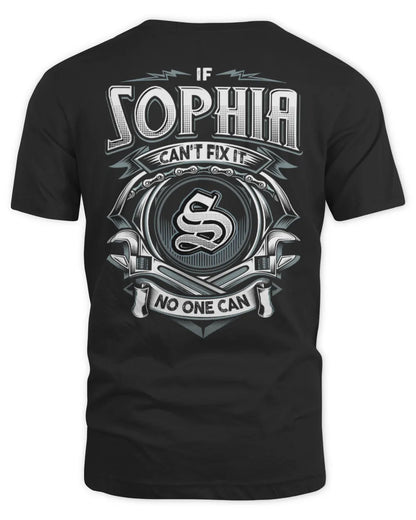 SOPHIA AP81-K4-626 - Personalized Ahmed Quote Apparel “If Ahmed Can't Fix It, No One Can” - Unisex Standard T-Shirt - Black