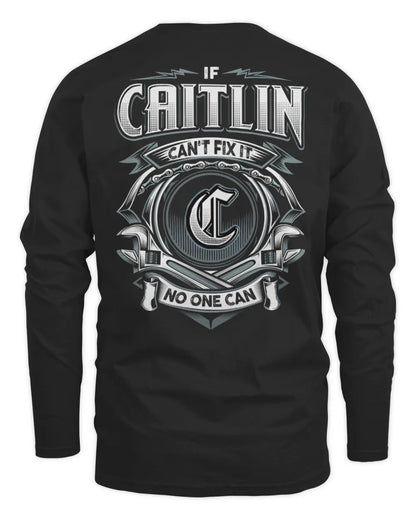 CAITLIN AP81-K4-626 - Personalized Ahmed Quote Apparel “If Ahmed Can't Fix It, No One Can” - Men's Long Sleeved T-Shirt - Black