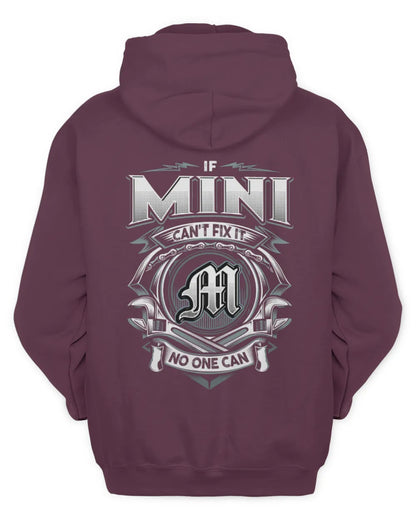 MINI AP81-K4-626 - Personalized Ahmed Quote Apparel “If Ahmed Can't Fix It, No One Can” - Unisex Hoodie - Maroon
