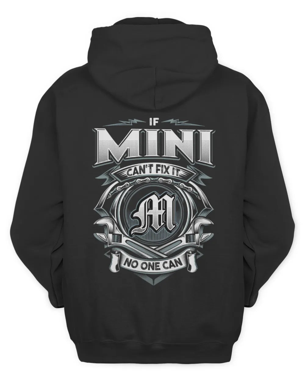 MINI AP81-K4-626 - Personalized Ahmed Quote Apparel “If Ahmed Can't Fix It, No One Can” - Unisex Hoodie - Black