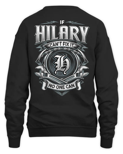 HILARY AP81-K4-626 - Personalized Ahmed Quote Apparel “If Ahmed Can't Fix It, No One Can” - Unisex Sweatshirt - Black
