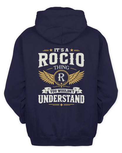 ROCIO KT06-M008 It’s a [NAME] Thing – You Wouldn’t Understand | Personalized Vintage T-Shirt - Unisex Hoodie - Navy