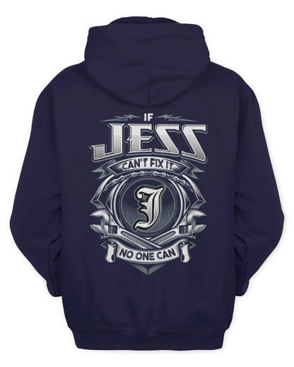 JESS AP81-K4-626 - Personalized Ahmed Quote Apparel “If Ahmed Can't Fix It, No One Can” - Unisex Hoodie - Navy
