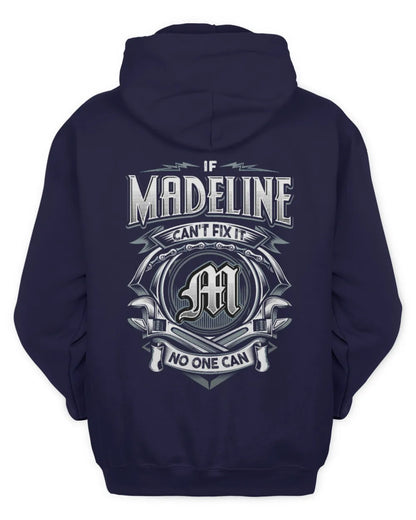 MADELINE AP81-K4-626 - Personalized Ahmed Quote Apparel “If Ahmed Can't Fix It, No One Can” - Unisex Hoodie - Navy