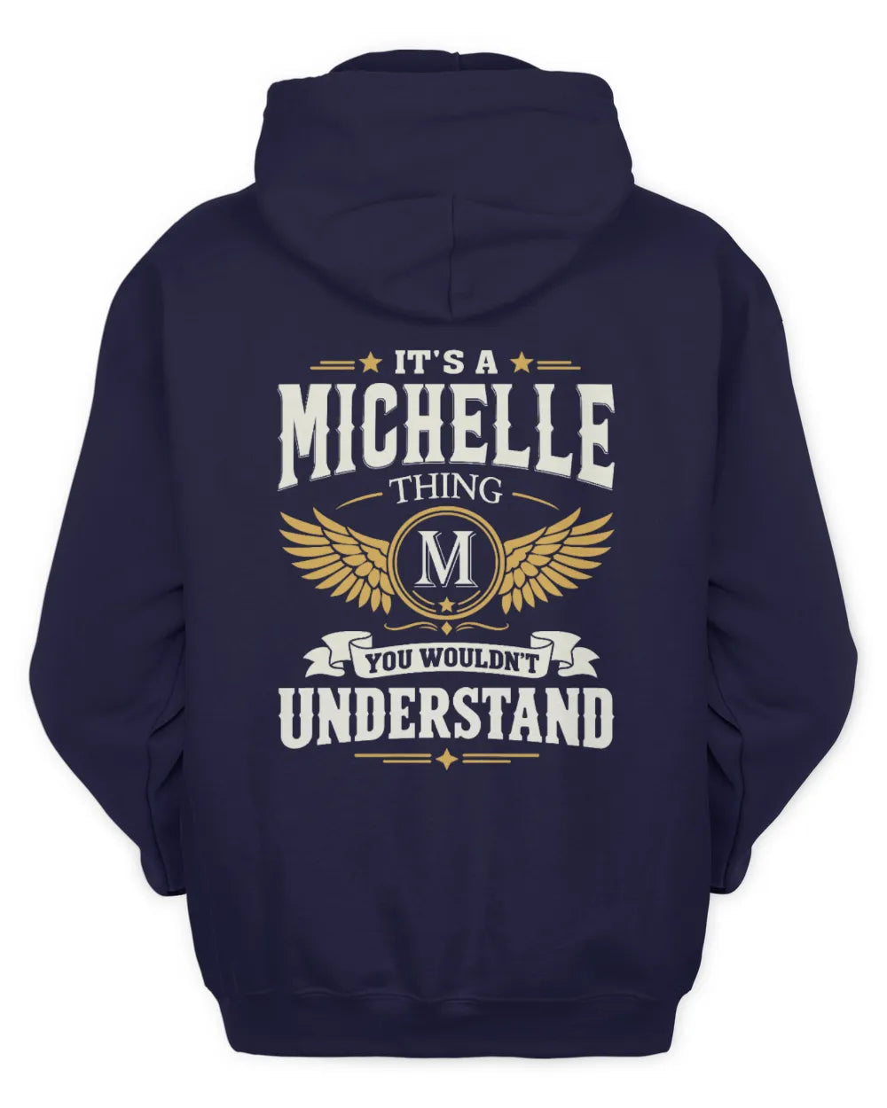 MICHELLE KT06-M008 It’s a [NAME] Thing – You Wouldn’t Understand | Personalized Vintage T-Shirt - Unisex Hoodie - Navy