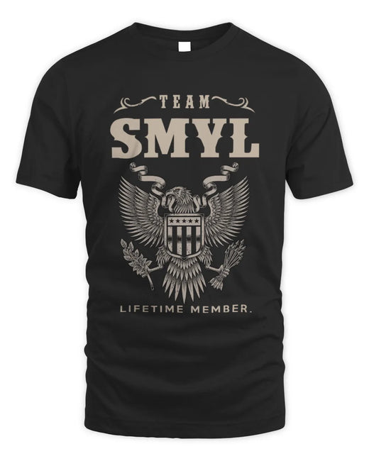 SMYL TP06-K82 – Personalized Classic Style Apparel “Team NAME Lifetime Member”