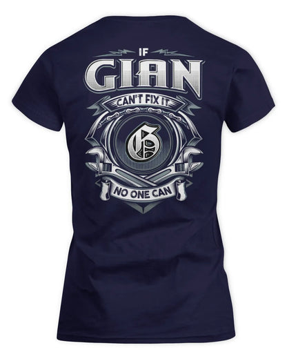 GIAN AP81-K4-626 - Personalized Ahmed Quote Apparel “If Ahmed Can't Fix It, No One Can” - Women's Standard T-Shirt - Navy