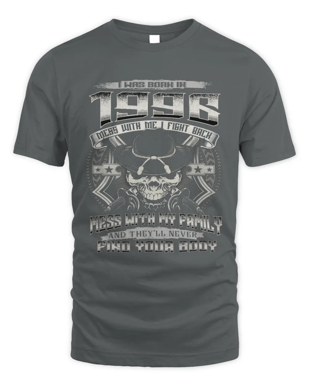 1996 HH89-K2 – Protective Family Quote T-Shirt - Unisex Standard T-Shirt - Charcoal