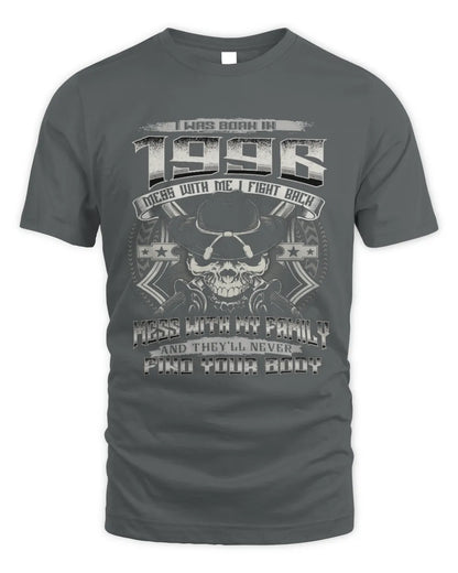 1996 HH89-K2 – Protective Family Quote T-Shirt - Unisex Standard T-Shirt - Charcoal