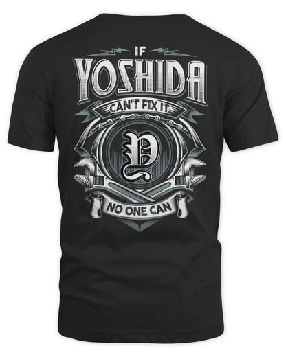 YOSHIDA AP81-K4-626 - Personalized Ahmed Quote Apparel “If Ahmed Can't Fix It, No One Can” - Unisex Standard T-Shirt - Black