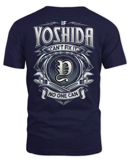 YOSHIDA AP81-K4-626 - Personalized Ahmed Quote Apparel “If Ahmed Can't Fix It, No One Can” - Unisex Standard T-Shirt - Navy