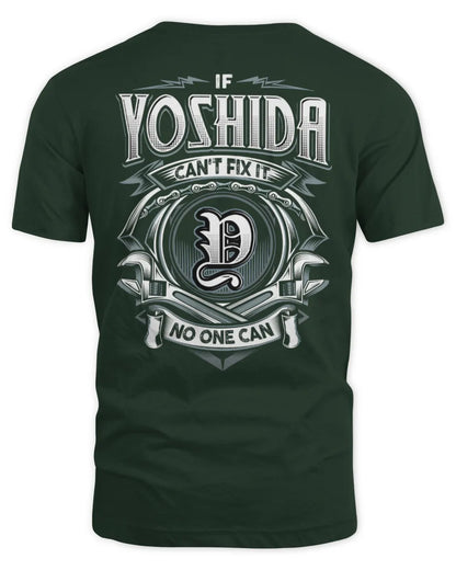 YOSHIDA AP81-K4-626 - Personalized Ahmed Quote Apparel “If Ahmed Can't Fix It, No One Can” - Unisex Standard T-Shirt - Forest Green