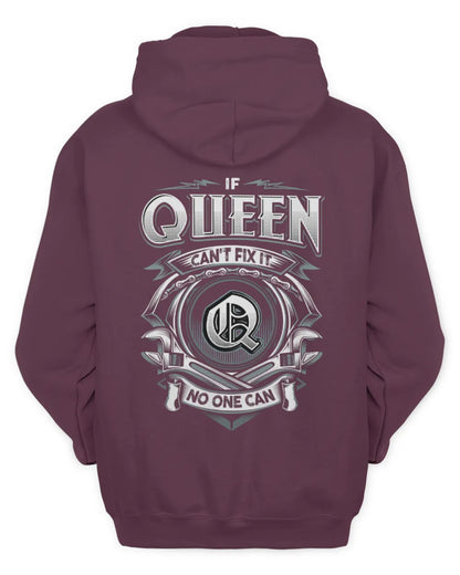 QUEEN AP81-K4-626 - Personalized Ahmed Quote Apparel “If Ahmed Can't Fix It, No One Can” - Unisex Hoodie - Maroon