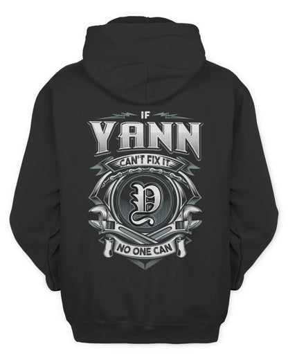 YANN AP81-K4-626 - Personalized Ahmed Quote Apparel “If Ahmed Can't Fix It, No One Can” - Unisex Hoodie - Black