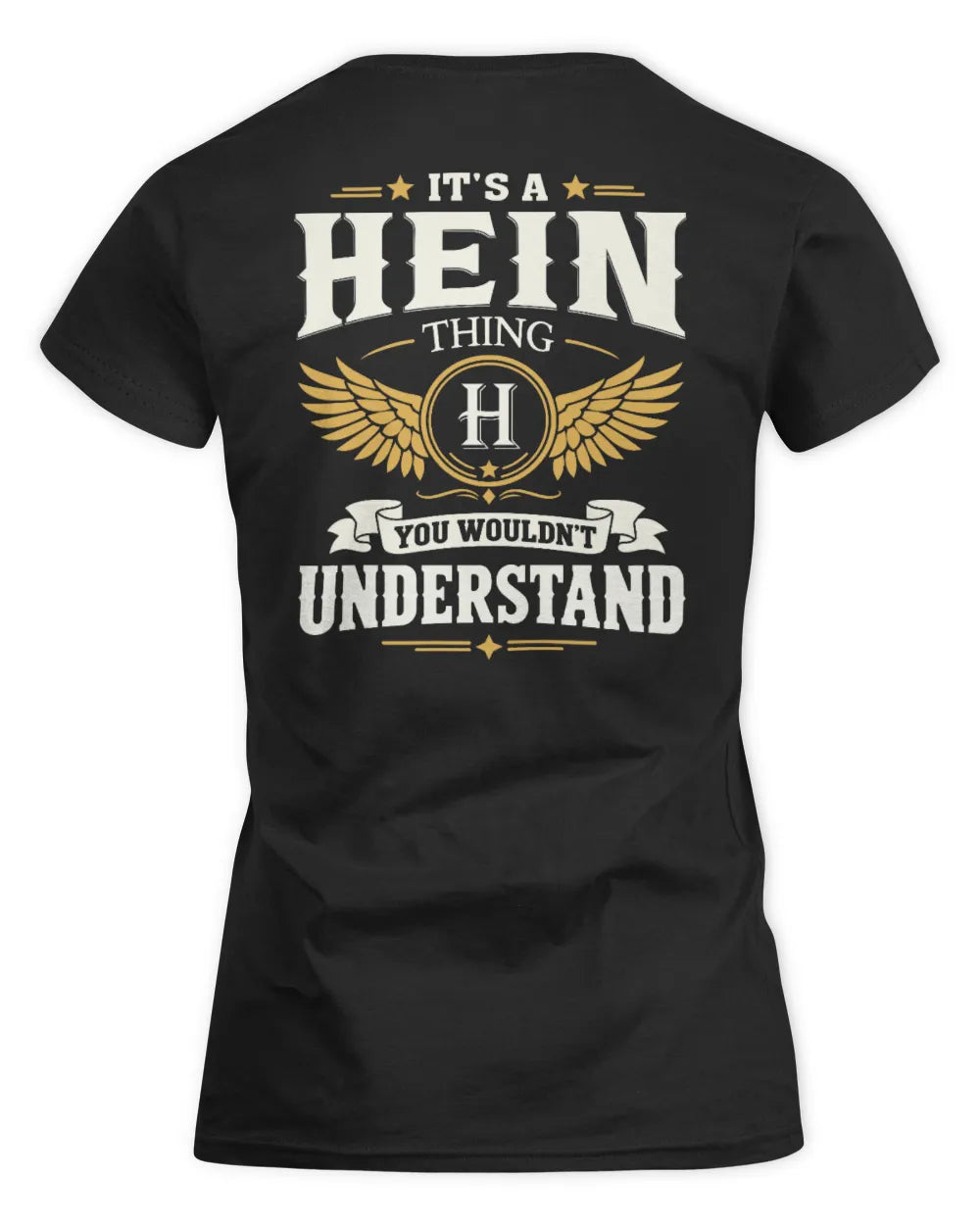 HEIN KT06-M008 It’s a [NAME] Thing – You Wouldn’t Understand | Personalized Vintage T-Shirt - Women's Standard T-Shirt - Black