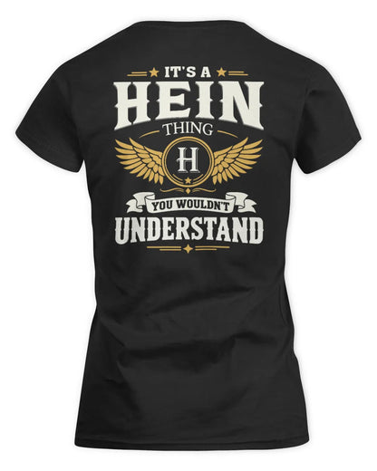 HEIN KT06-M008 It’s a [NAME] Thing – You Wouldn’t Understand | Personalized Vintage T-Shirt - Women's Standard T-Shirt - Black