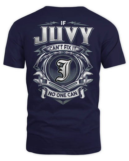 JUVY AP81-K4-626 - Personalized Ahmed Quote Apparel “If Ahmed Can't Fix It, No One Can” - Unisex Standard T-Shirt - Navy